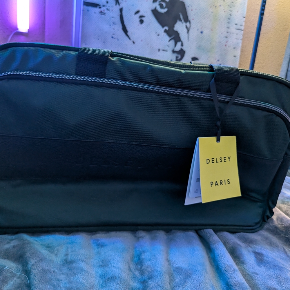 Delsey Paris Men's Black Duffel Bag